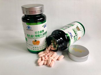Жевательные таблетки Витамин С (Baihekang brand vitamin C chewable tablets (peach flavor)) 