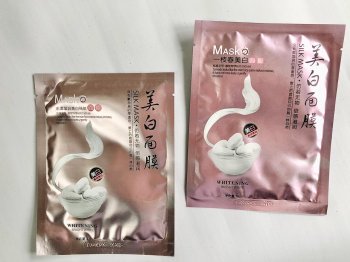 Тканевая маска розовая с протеинами шелкаOne Spring Silk Mask