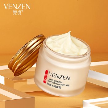 Антивозрастной крем для лица с экстрактом овса Venzen Oats Moisturizing Cream 